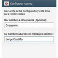 Configuracion cuenta POP3 en Samsung Galaxy S4